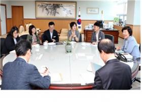 우리노조 교육감 면담, 임기제공무원 증원 건 등 입장 전달(2019.5.3.)